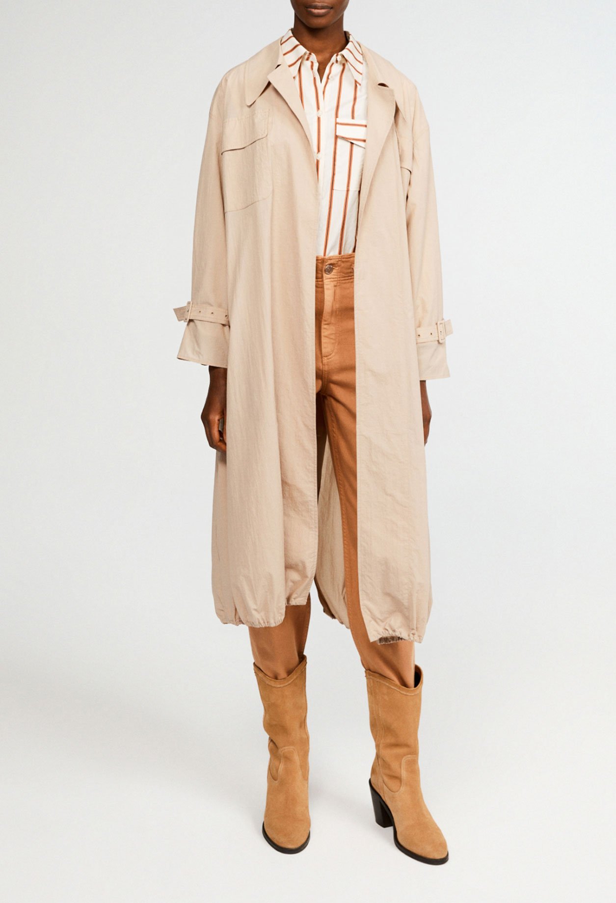 Pardessus long en coton biologique