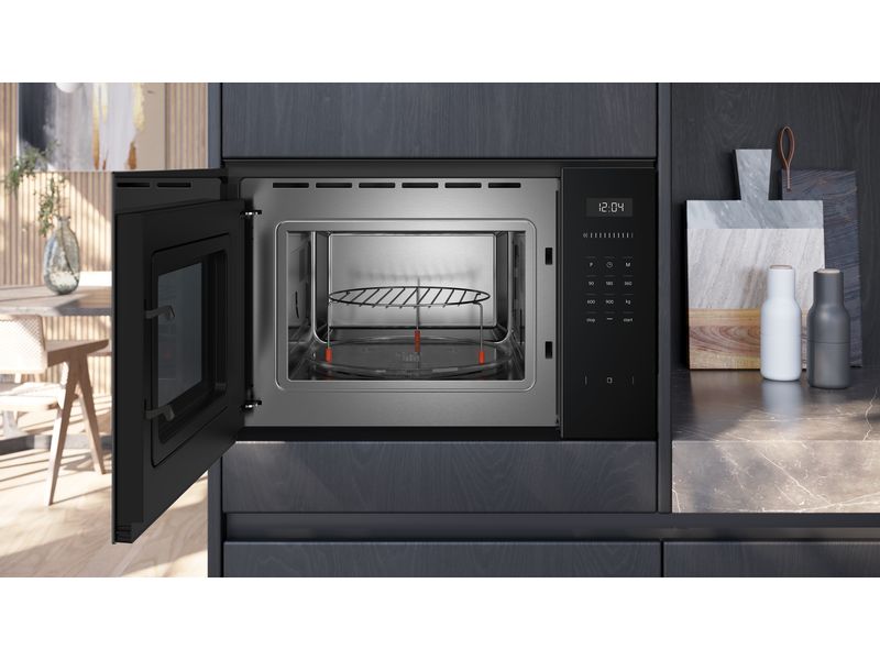 Siemens Einbaumikrowelle BE555LMB1C Edelstahl Einbau-Mikrowellengerät