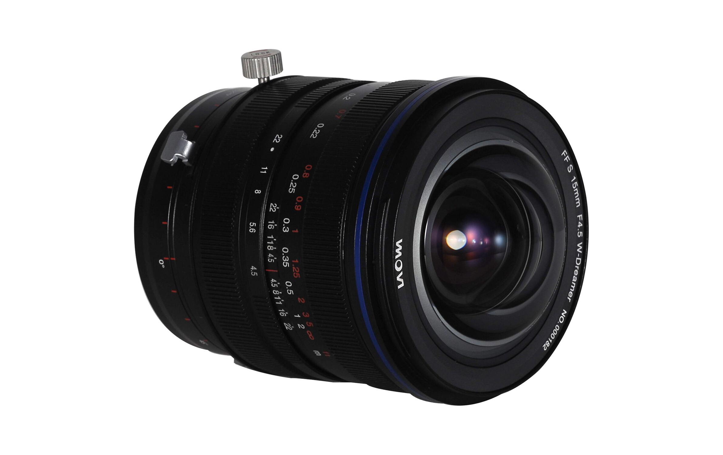 Festbrennweite 15 mm F/4.5 Zero-D Shift – Canon RF<br>Breites Shift-Objektiv für Vollformat- und Mittelformatkameras