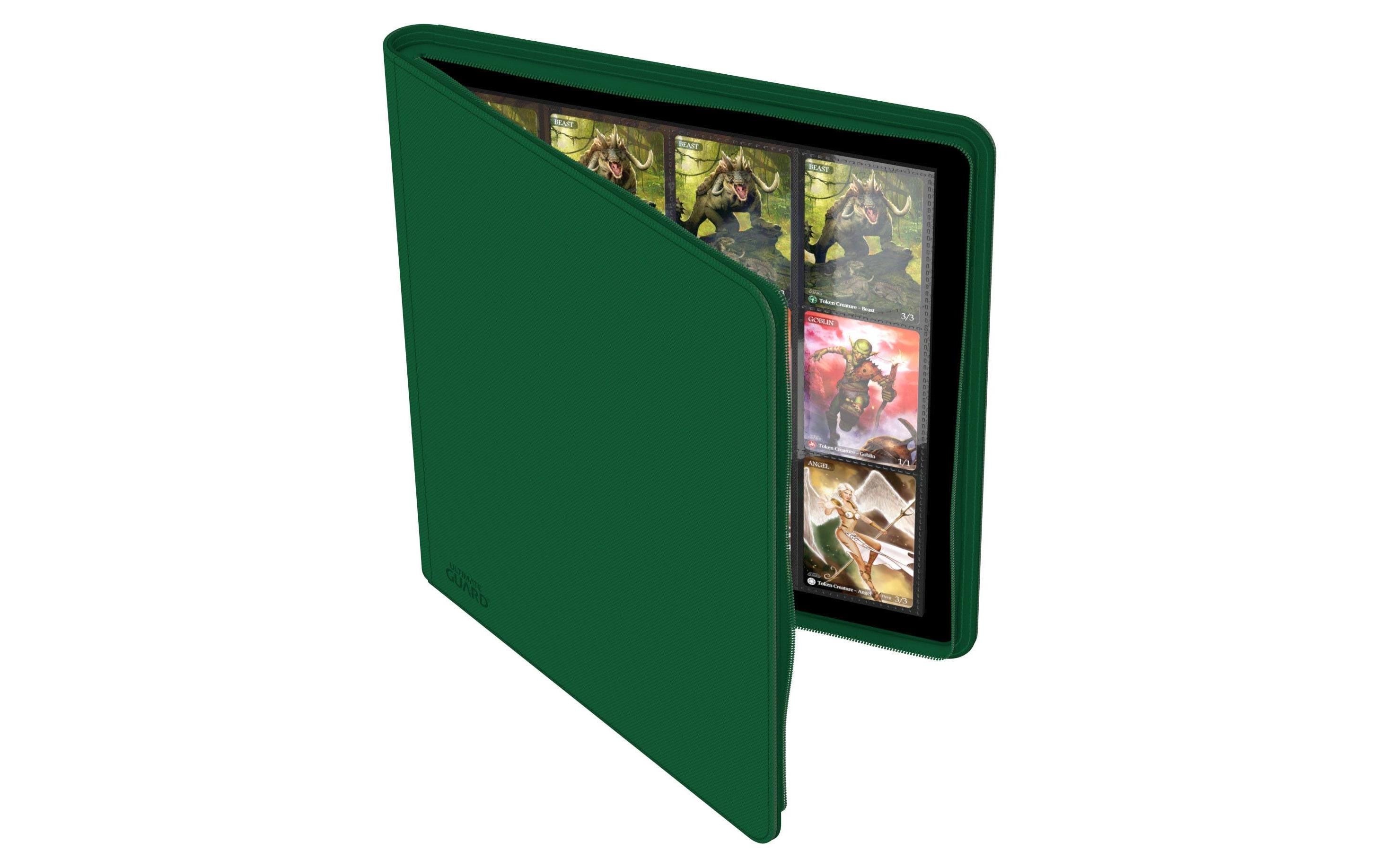 Karten-Portfolio QuadRow ZipFolio 480 24-Pocket, grün24 Pocket Portfolio