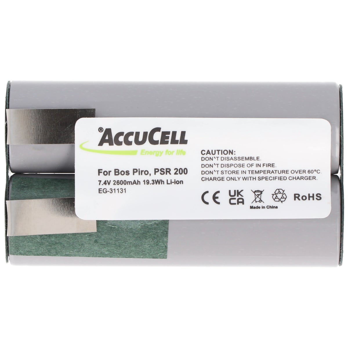 Accu geschikt voor Bosch Prio accu PSR 200 Li-ion 7.2-7.4 Volt 2600mAh 19.3Wh
