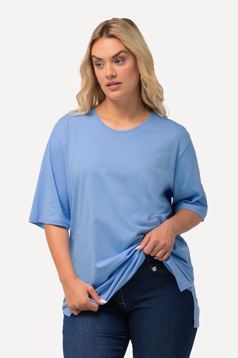 T-Shirt, Rundhalsausschnitt, Relaxed, Halbarm