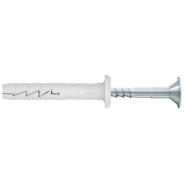 20 chevilles à frapper Diall nylon MSH PZ Ø6x40mm