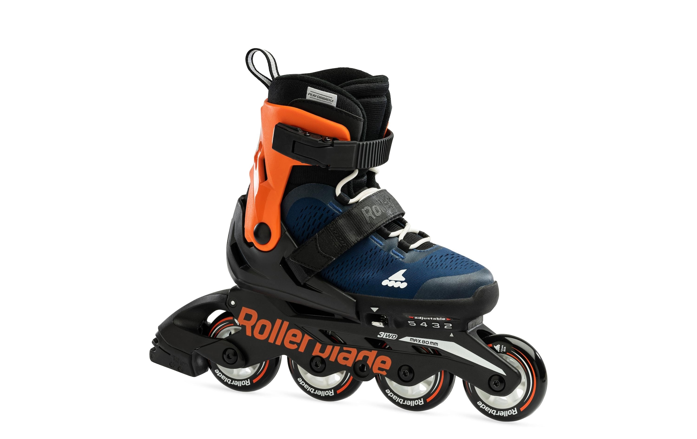 ROLLERBLADE Inlineskates »Microblade 230 Midnight Blue/Warm Orange«