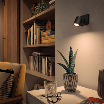 Philips Hue Runner opbouwspot 1x5W zwart incl. switch en bluetooth