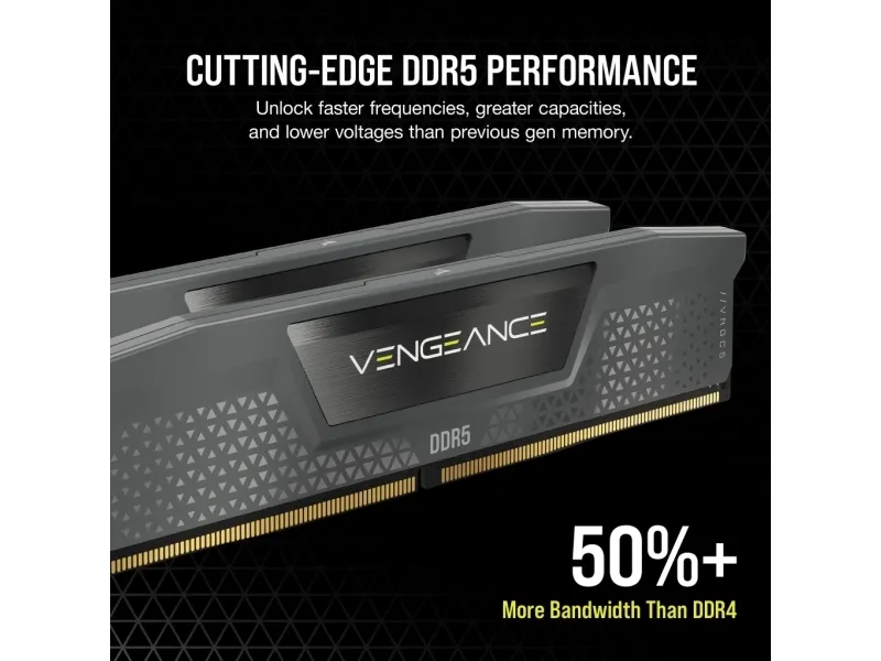 CORSAIR Vengeance - DDR5 - sæt - 96 GB: 2 x 48 GB - DIMM 288-PIN - 6000 MT/s / PC5-48000 - CL30 - 1.4 V - grey