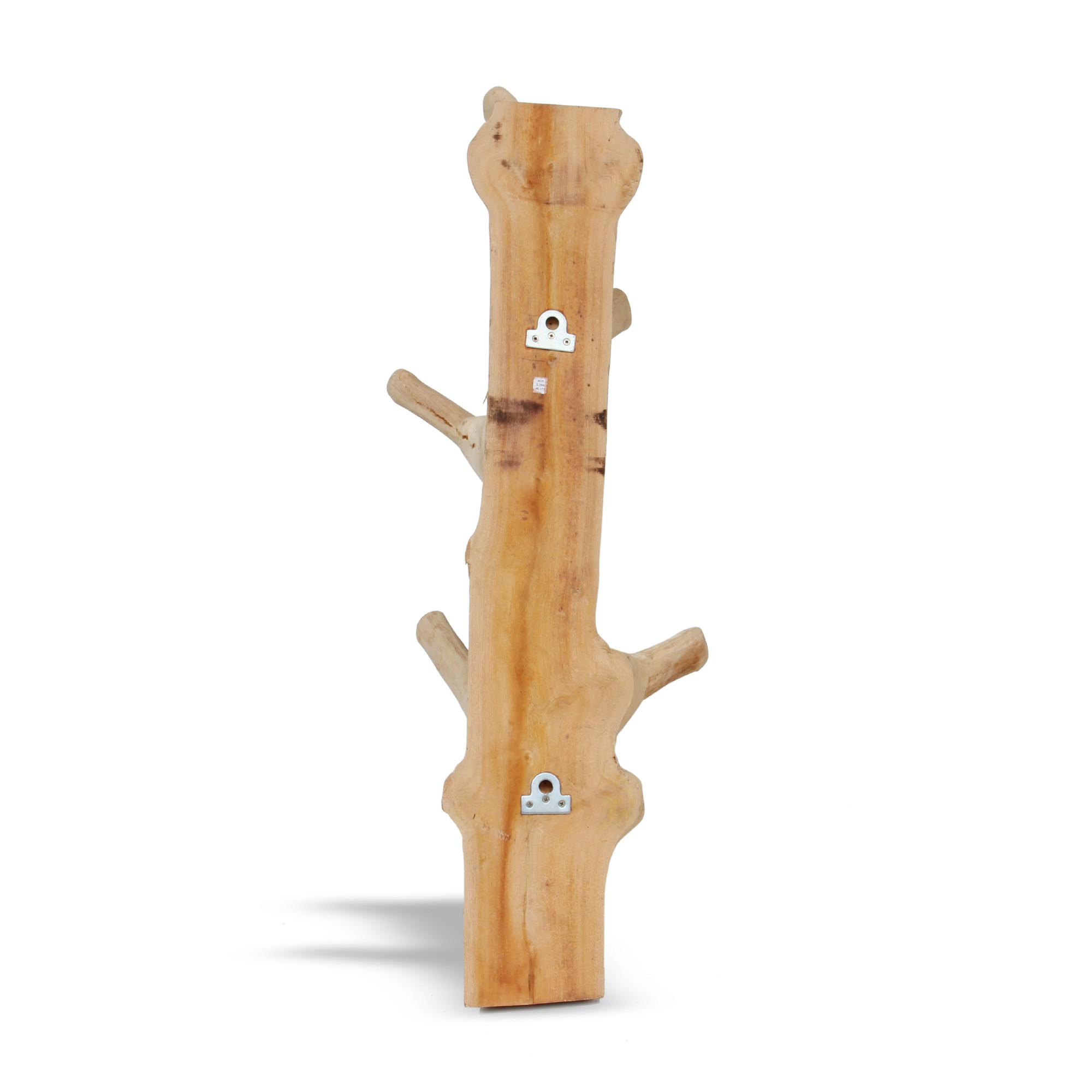 Garderobenbaum zur Wandmontage, natur, T 25 cm, B 25 cm, H 90-110 cm von fischer's lagerhaus