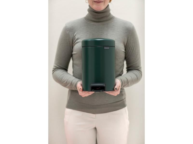 Brabantia Kosmetikeimer NewIcon 3 l, Dunkelgrün Eimer