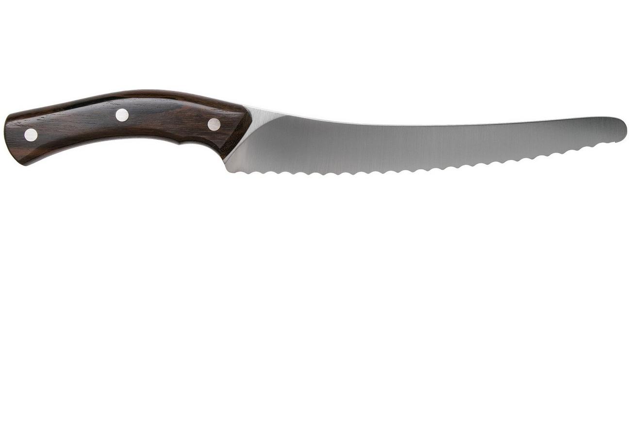 Due Cigni Arne Line broodmes 23 cm, ziricote