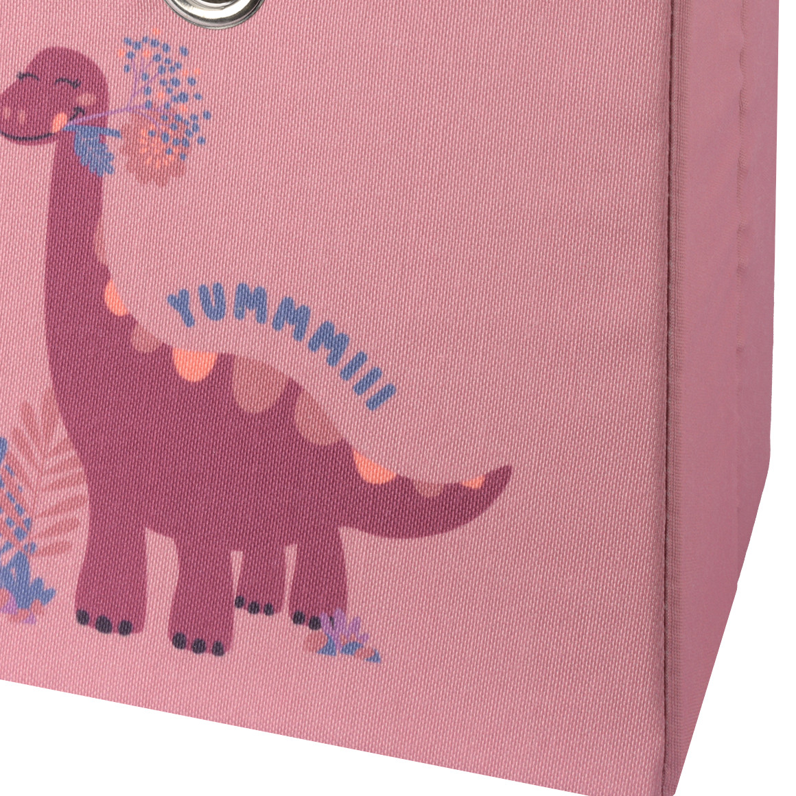 Topolino Kleine Aufbewahrungsbox mit Dino-Motiv dunkelrosa