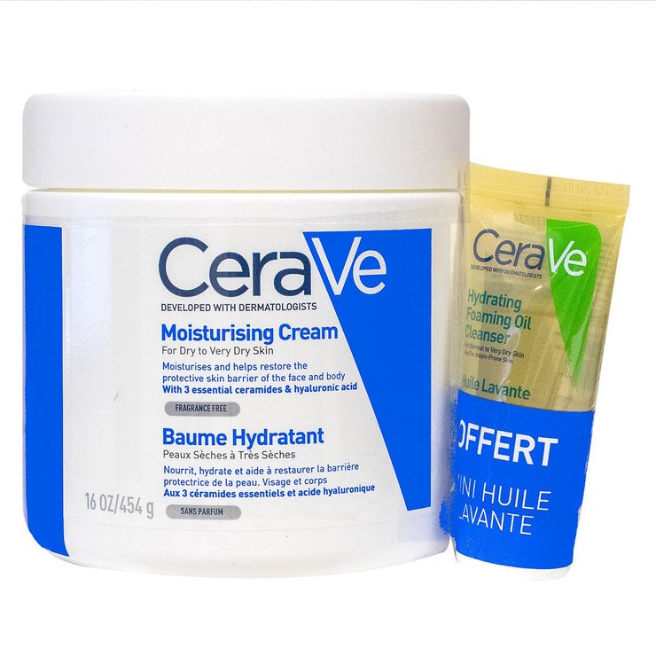Baume hydratant 454g + huile offerte
