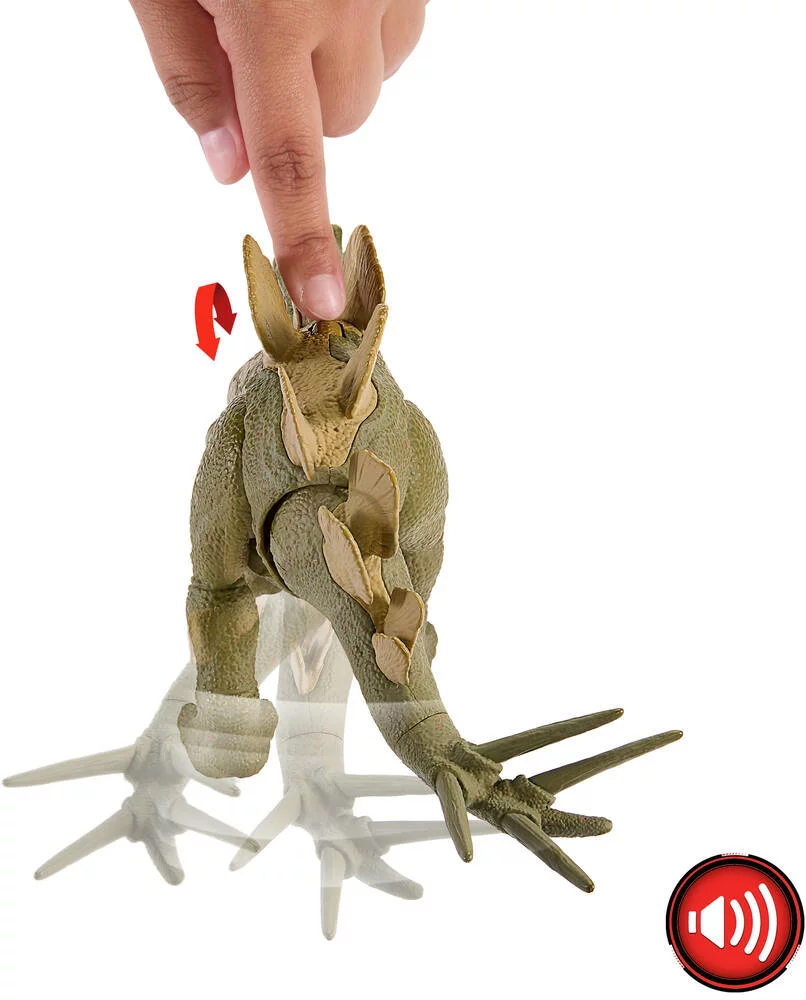 JURASSIC WORLD - FIGURINE HESOERISAURUS SONORE 17 CM