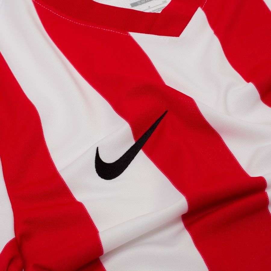 Nike Maillot Dri-FIT Striped Division V - Blanc/Rouge/Noir