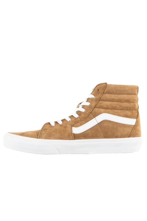Baskets montantes vans ua sk8-hi tbn1 pig suede tobacco brown