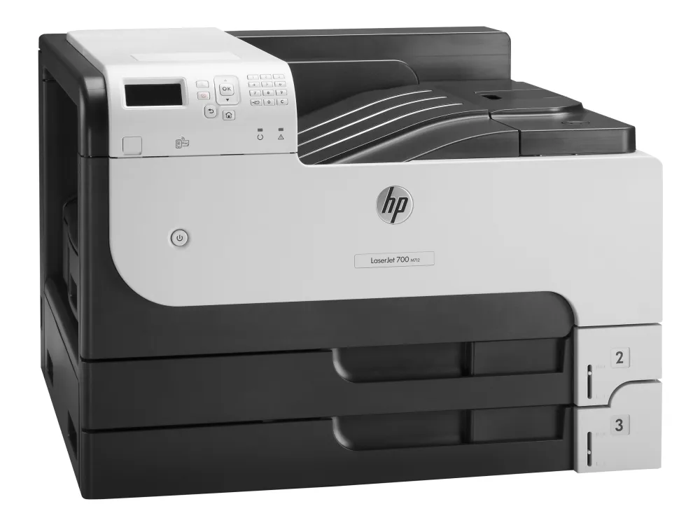 HP LaserJet Enterprise 700 Printer M712dn - Printer - S/H - Duplex - laser - A3/Ledger - 1200 dpi - op til 41 spm - kapacitet: 600 ark - USB, Gigabit LAN, USB vært