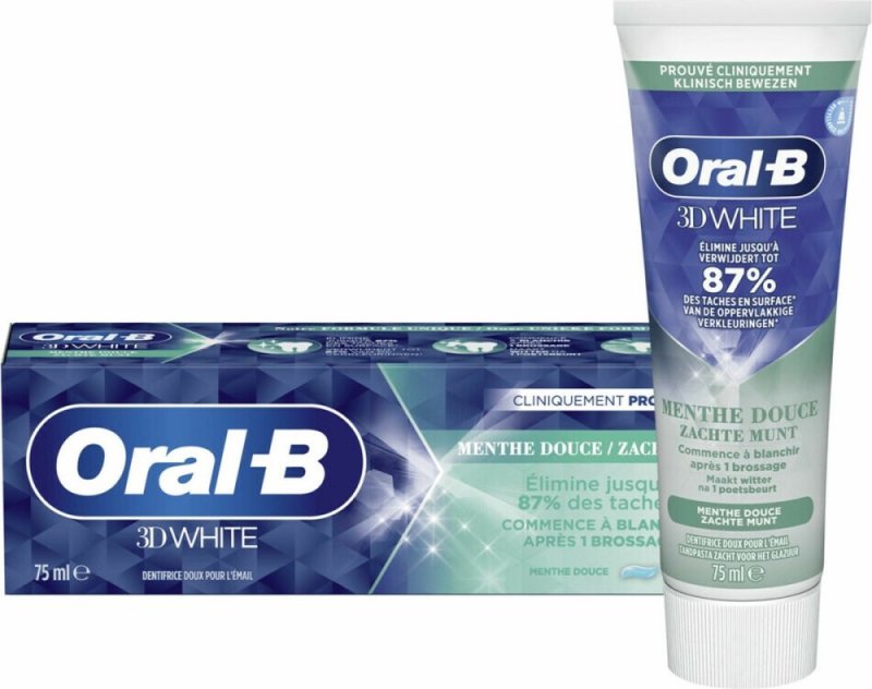 Oral-B Tandpasta 3D White Soft Mint 75 ML