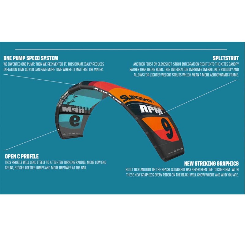 Aile Kitesurf Slingshot RPM 2019, Nue - The Corner Shop