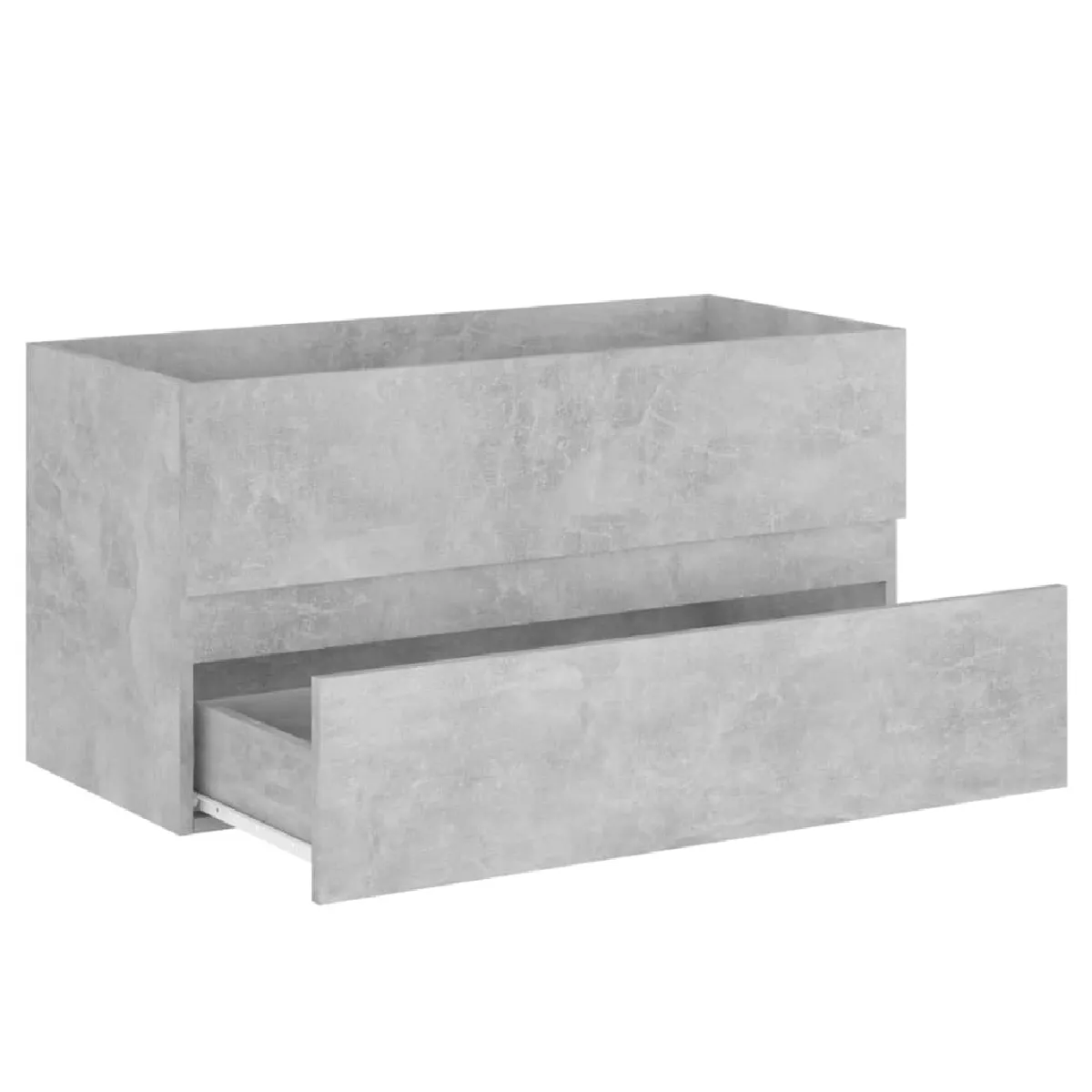 VIDAXL Armoire d'évier - Gris béton