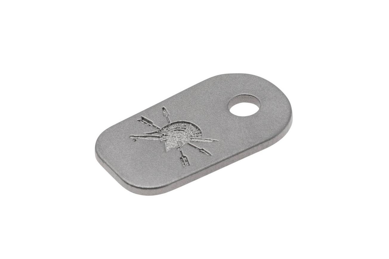 Spartan Blades Spartan Logo Filler Tab Titanium