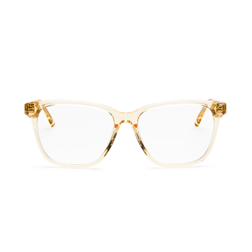 MessyWeekend Charlie Blue Light Briller, Champagne, One size