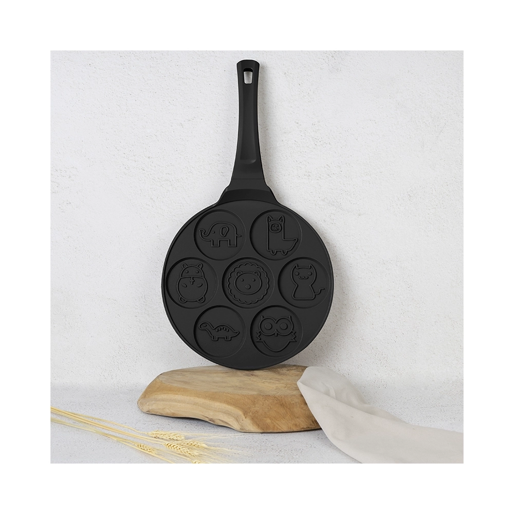 Berlinger Haus Tiere Pancake Bratpfanne Ø26cm für 7 Stk. Black Rose Collection