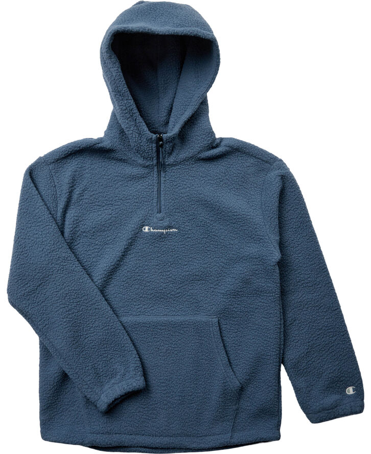 Champion Hooded Half Zip Top China blue
