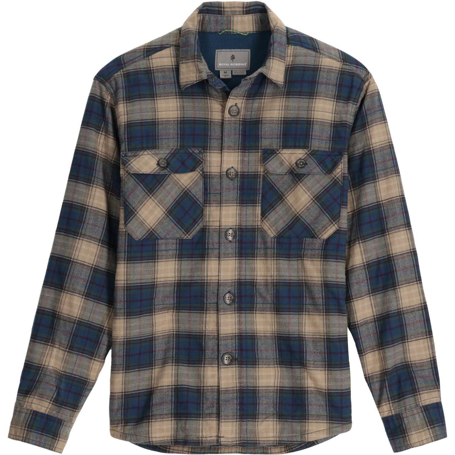 Royal Robbins Mens Snowcap Lined Flannel L/S