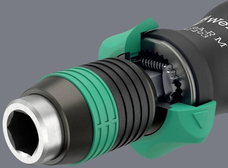 Wera - Kraftform Kompakt 838 RA-R M Set - 15-delige Ratelschroevendraaierset - Ergonomisch - Magnetische Bithouder