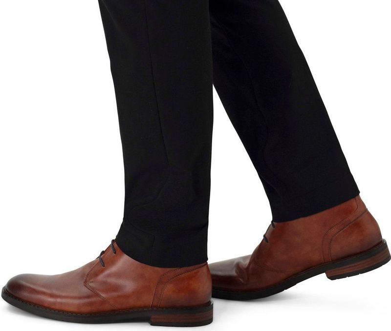 Van Lier - Heren - Cognac Leren Veterschoenen - Leer