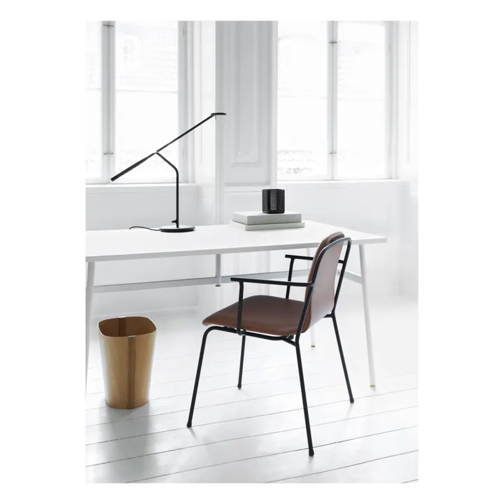 Normann Copenhagen Chaise Studio avec accoudoirs | Brun