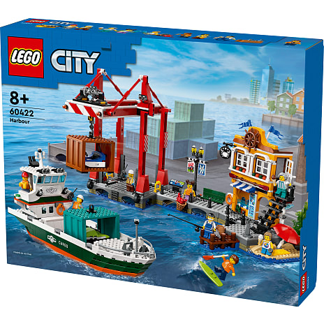 LEGO City Havnefront med fragtskib 60422