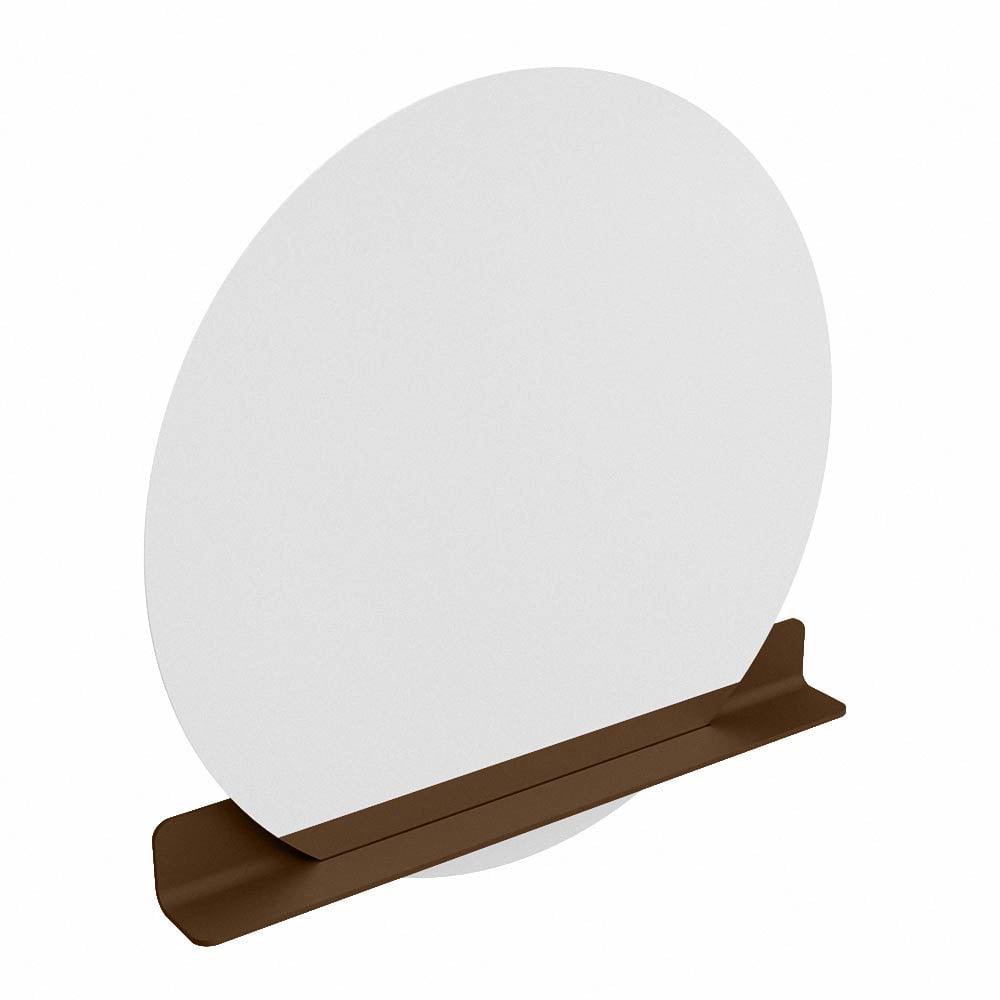 Mondiaz Spot spiegel rond Ø110cm met planchet rust