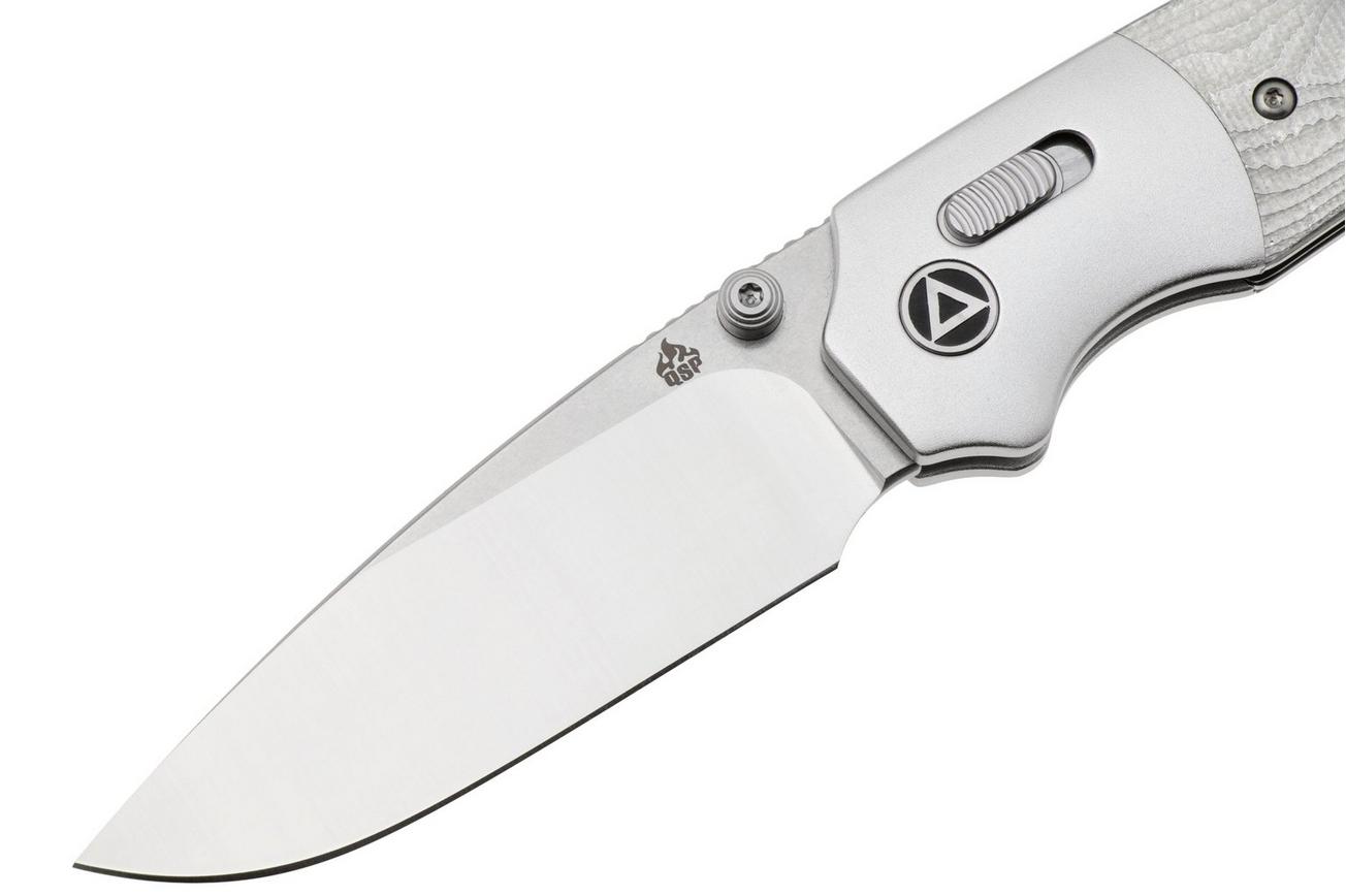 QSP Knife Vault QS157-E1 Two-Tone 14C28N, Aluminium Foil G10, zakmes, Jacob Lundquist design