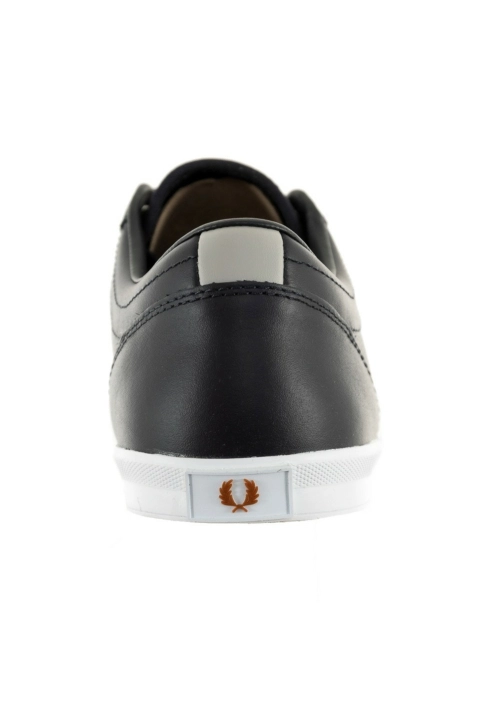 Baskets basses fred perry baseline perf leather bleu