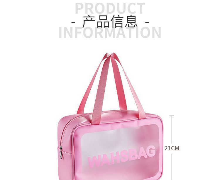 Evorest Bags - Belettering doorschijnende PVC toilettas