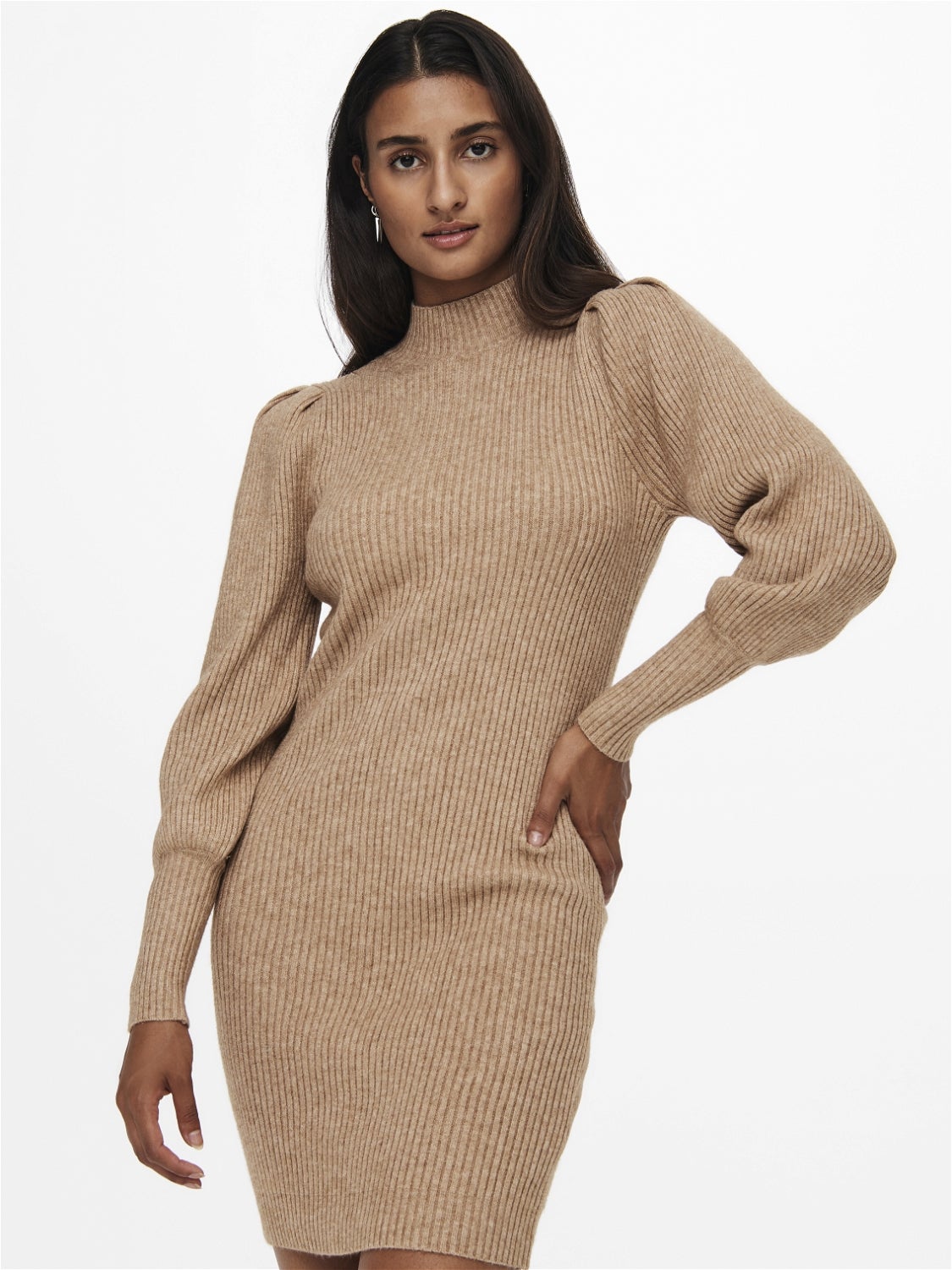 ONLKATIA Langes Kleid Toasted Coconut