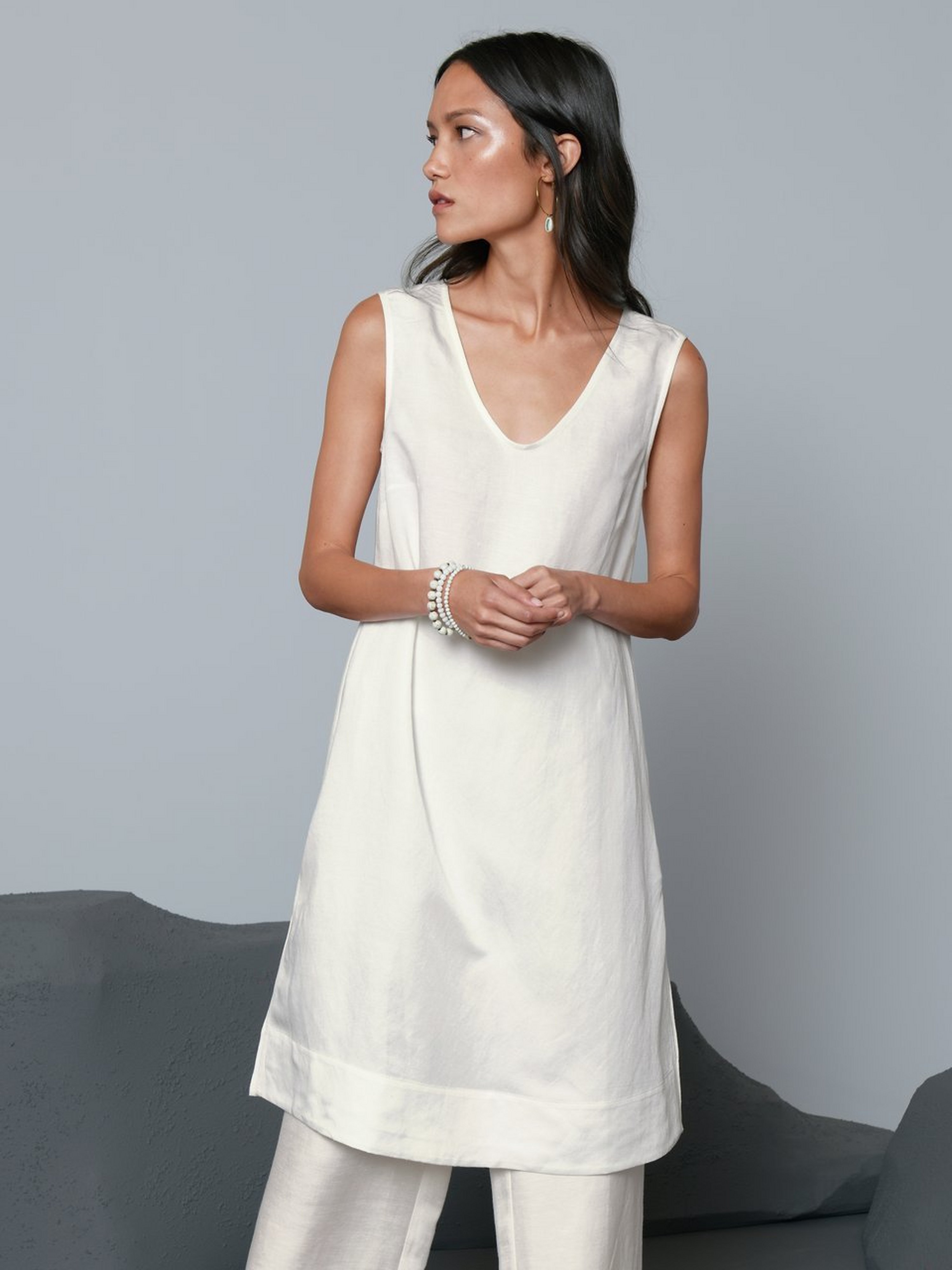 Ärmelloses Kleid