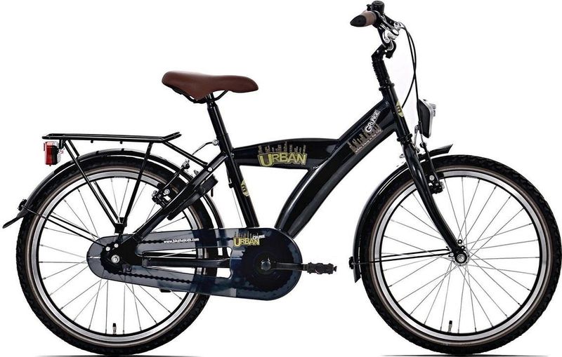 Bikefun - Urban City Fiets - 20 Inch - Jongens - Kleur: Zwart