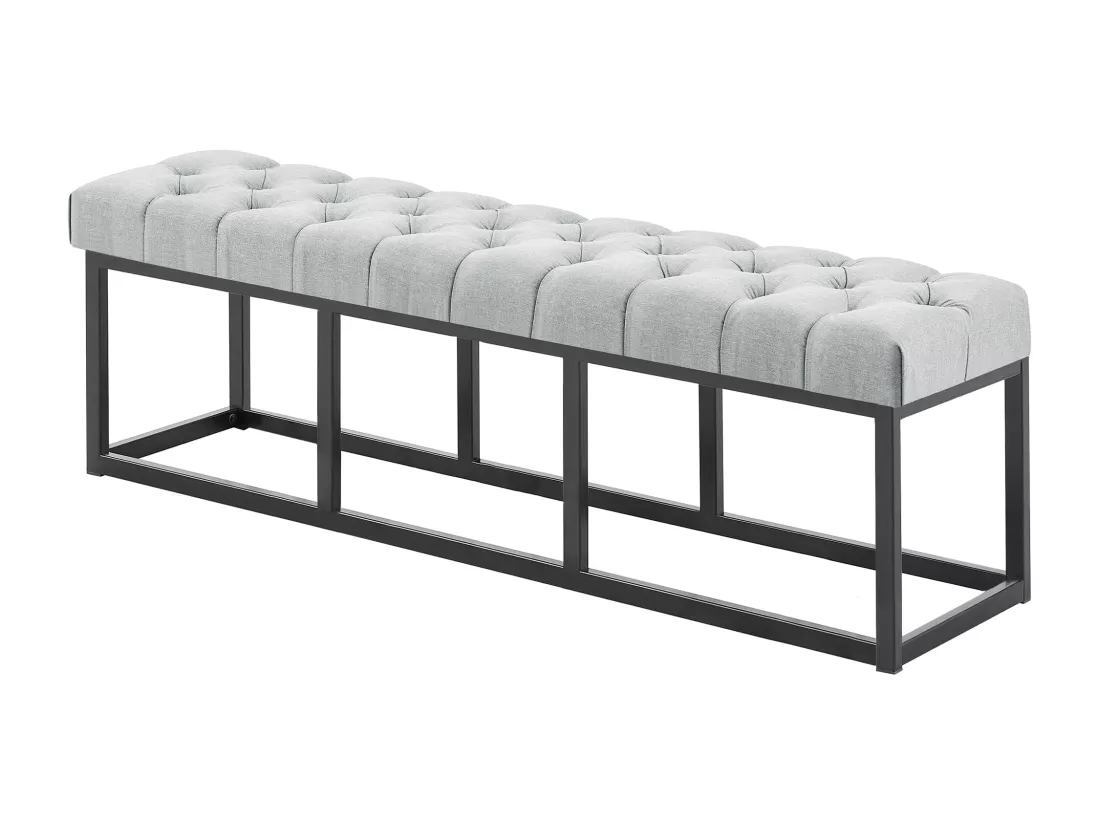 Banquette - Tissu - Gris - Amun